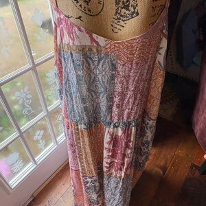 Lane Bryant Patchwork Midi Dress